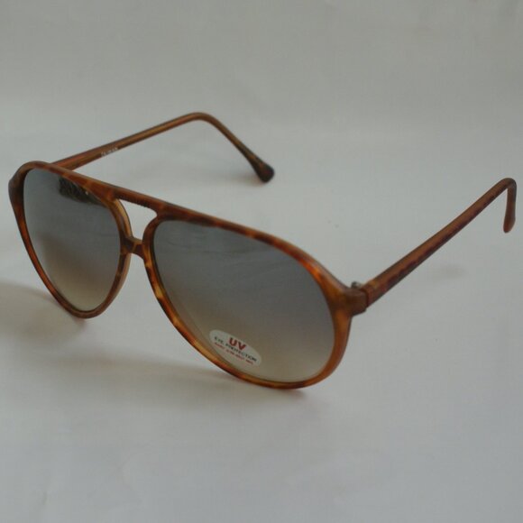 NWT TruVintage 80's Fashion Retro double bridge Aviator w/gradient lens Sunglass - Picture 2 of 8